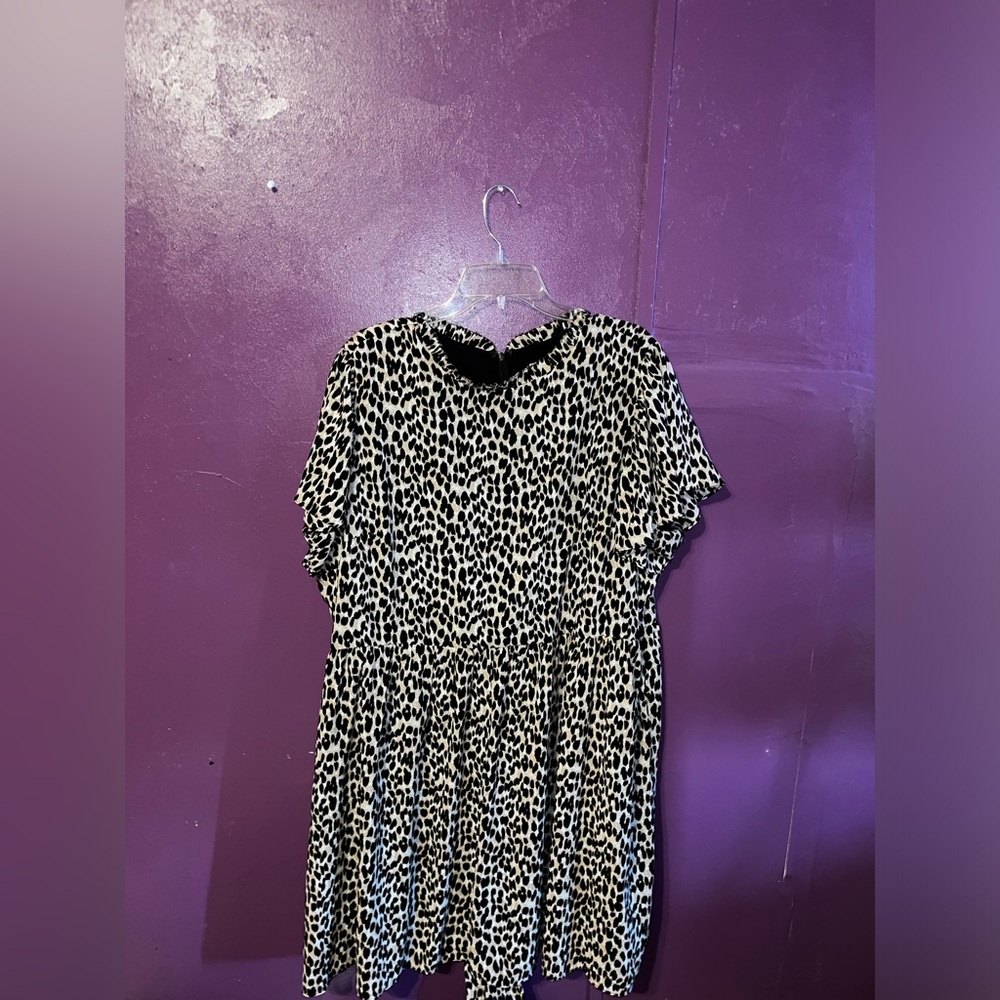 Loft Plus leopard print dress 20W